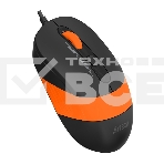 Мышь проводная A4Tech Fstyler FM10 черный/оранжевый, 1600 dpi, USB, кнопки - 4, фото4