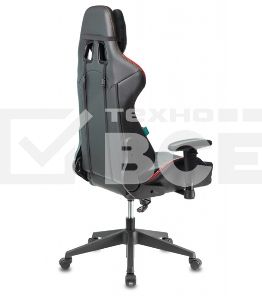 Кресло игровое Бюрократ VIKING 5 AERO RED черный/красный искусственная кожа