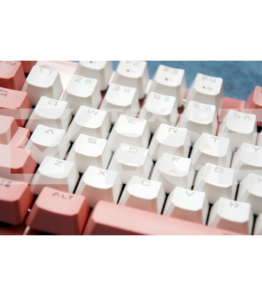 Клавиатура A4Tech Bloody B800 Dual Color проводная USB розовый/белый
