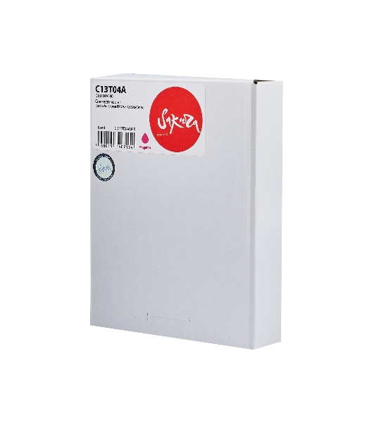 Картридж струйный Sakura C13T04A340 (C13T04A M) для Epson, пурпурный, 85 мл., 8000 к.