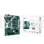Материнская плата ASUS Pro A520M-C II/CSM, AM4, AMD A520, 2xDDR4, 4xSATA, 1xM.2, 1xPCI-E 3.0 x16, 2xPCI-E x1, 1xDVI-D, 1xDP, 1xHDMI, 1xVGA, 1x 1Gb LAN, 2xUSB-A 2.0, 4xUSB-A 3.2 Gen 1, 3x3.5 мм, Micro-ATX, фото 1