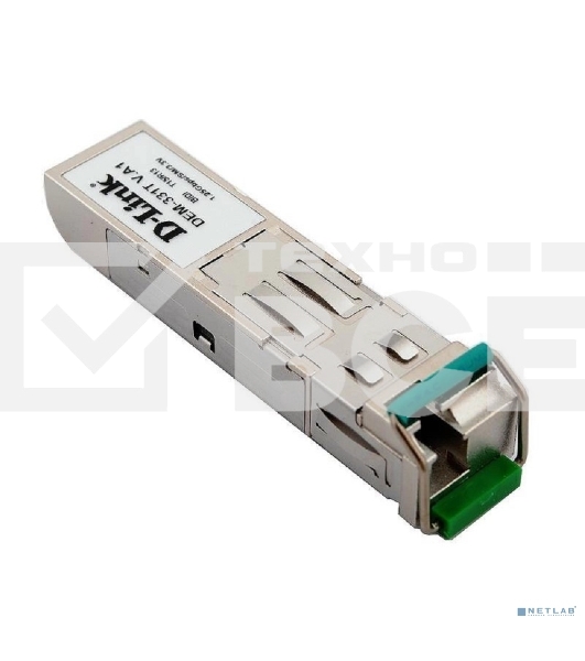 Трансивер SFP D-Link 331T/40KM/B1A WDM с 1 портом 1000Base-BX-D (Tx:1550 нм, Rx:1310 нм) для одномодового оптического кабеля 40 км