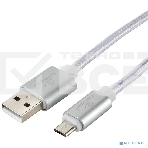 Кабель USB 2.0 Cablexpert CC-U-mUSB02S-1.8M, AM/microB, серия Ultra, длина 1.8м, серебристый, блистер, фото2