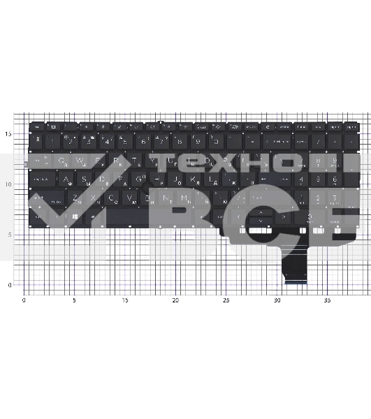 Клавиатура для ноутбука HP EliteBook 850 G8 845 G8 черная с подсветкой