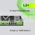 Коммутатор Digma DSW708G-2S-T (L2+) 8x1Гбит/с 2SFP управляемый, фото14
