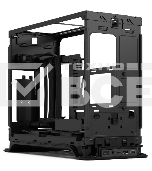 Компьютерный корпус без блока питания Fractal Design Era 2, Mini-Tower, 2x120мм, 2xUSB-A 3.0 + 1xUSB 3.2 Type-C, SFX PSU Support, mITX Charcoal Gray