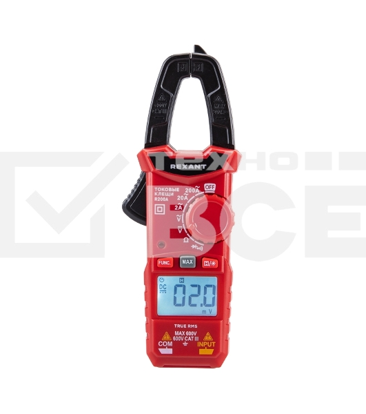 Токовые клещи Rexant R200A
