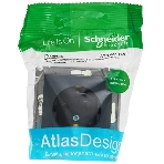 Механизм розетки 1-м СП AtlasDesign 16А IP20 с заземл. грифель, фото6