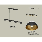 Светильник Ambrella light XB9152101/4 SBK/PYG/CL черный песок/золото желтое полированное/прозрачный GX53 (C9152, N8145), фото4