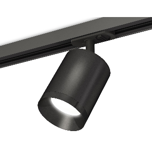 Светильник Ambrella light XT7422001 SBK/PBK черный песок/черный полированный MR16 GU5.3 (A2537, C7422, N7031)