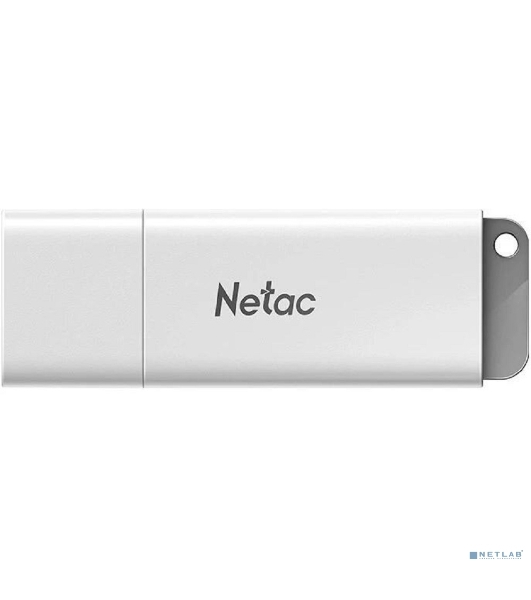 Флешка USB Netac U185 белый USB 3.0 Flash 32Gb, NT03U185N-032G-32WH, LED индикатор