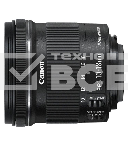 Объектив Canon EF-S IS STM (9519B005) 10-18мм F/4.5-5.6