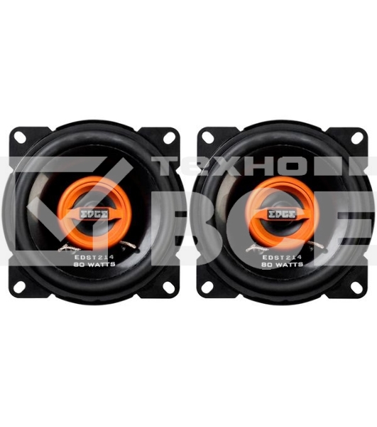 Колонки автомобильные Edge EDST214-E6 4Ом 10см (4дюйм) (ком.:2кол.) коаксиальные двухполосные