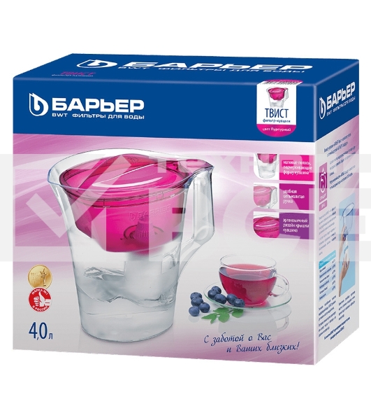 Фильтр для воды Барьер Твист зеленый