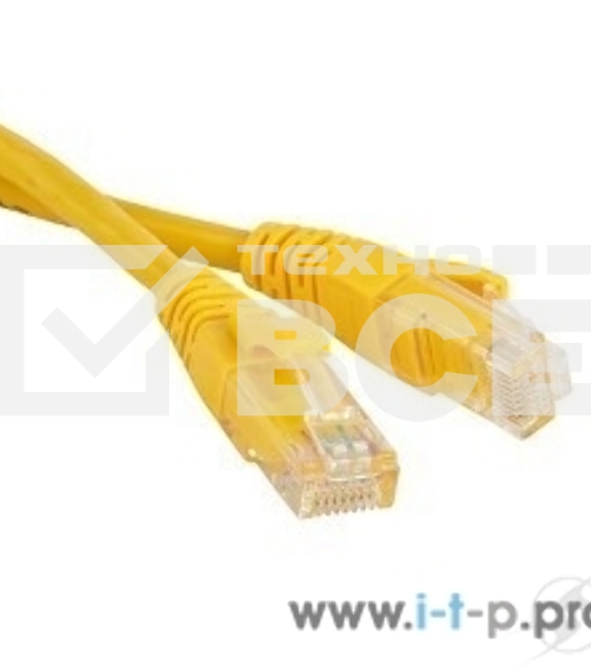 Патч-корд Hyperline PC-LPM-UTP-RJ45-RJ45-C5e-2M-LSZH-YL Патч-корд U/­UTP, Cat.5e, LSZH, 2 м, желтый 