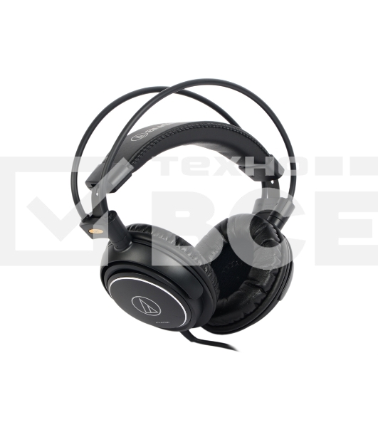 Наушники AUDIO-TECHNICA ATH-AVC500 , дуговое крепление, част. диапазон: 10-25000Гц, макс. входн. мощность 1800мВт, чувствит. 106дБ/мВт, сопростивление 40Ом, диаметр мембраны 53мм, шнур 3м, штекер 3,5мм, в комплекте адаптер на 6,3мм