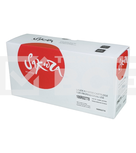 Картридж Sakura 106R02778 для Xerox Phaser 3052/3260/ WC3215/3225, черный, 3000 к.