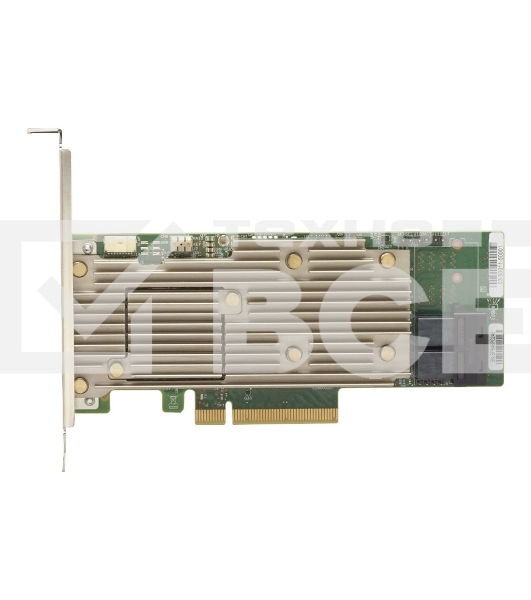 Контроллер MegaRAID 9460-8I SGL (05-50011-02), PCIe 3.1 x8 LP, SAS/SATA/NVMe, RAID 0,1,5,6,10,50,60, 8port(2 * int SFF8643), 2GB Cache, 3508ROC