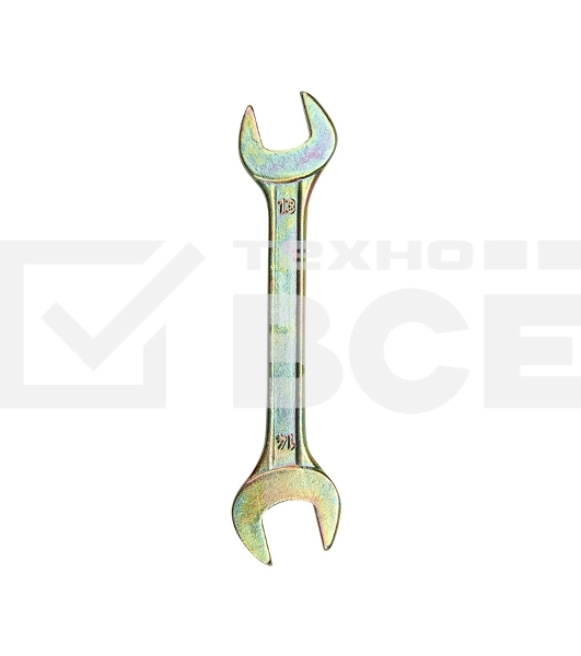 Ключ гаечный рожковый Rexant 13х14 мм, желтый цинк