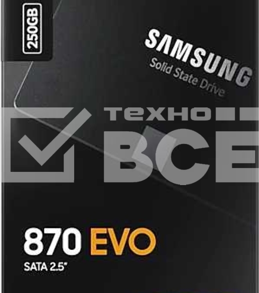 Накопитель SSD Samsung 870 EVO, 250GB, SATA III, 2.5
