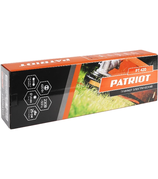 Триммер электрический Patriot PT 420, от сети, 420 Вт