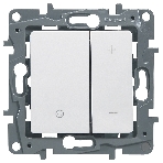 Светорегулятор нажимной 400Вт, бел. ETIKA Светорегулятор нажимной 400Вт, бел., фото2