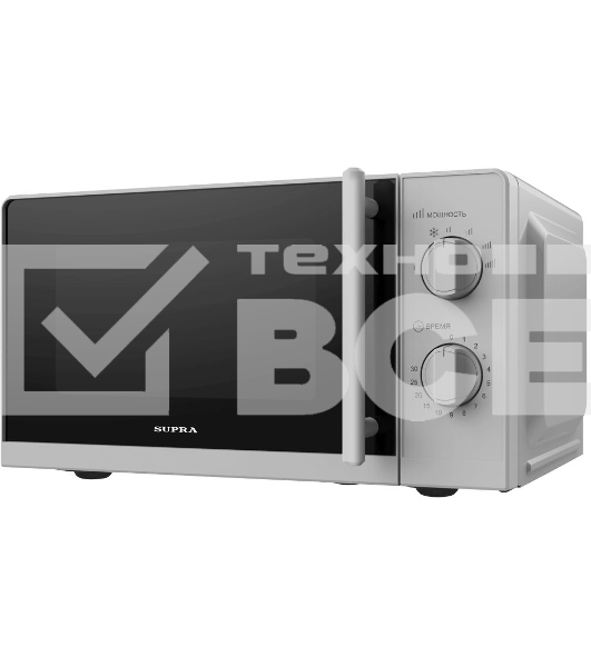Микроволновая печь SUPRA 20MS40 белый 20л 700Вт  поворотный механизм