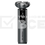 Электробритва роторная Hyundai H-SH8080 реж.эл.:3 питан.:аккум. серебристый, фото 1