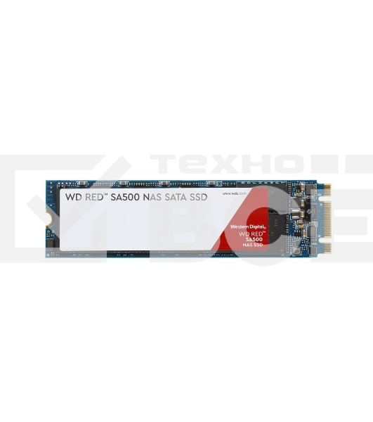 Накопитель SSD WD Red SA500 WDS100T1R0B, 1000Gb, SATA III, M.2 2280, R/W 560/530