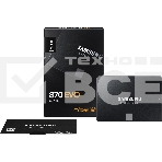 Накопитель SSD Samsung 870 EVO, 250GB, SATA III, 2.5