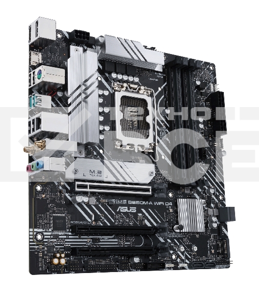 Материнская плата ASUS PRIME B660M-A WIFI D4, Socket LGA 1700, Intel B660, 4xDDR4, 4xSATA, 2xM.2, 1xPCIe 4.0 x16, 1xPCIe 3.0 x16, 1xDP, 2xHDMI, 1x 1Gb LAN, 2xUSB-A 3.2 Gen 2, 4xUSB-A 2.0, 3x3.5 мм, 7.1, mATX
