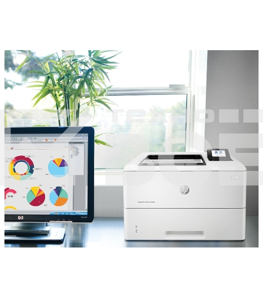 Принтер лазерный HP LaserJet Enterprise M507dn (1PV87A), A4, ч/б, печ. до 43 стр/мин, 1200 x 1200 dpi, USB, RJ-45, Air Print, Mopria