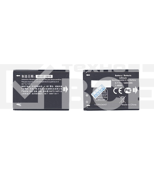 Аккумуляторная батарея CAB0400000C1 для Alcatel OT-1035D/OT-1016D/OT-1052D