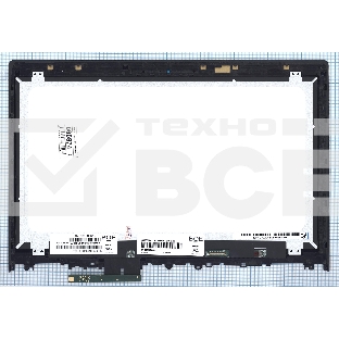 Модуль (матрица + тачскрин) для Lenovo Edge 2-1580 черный с рамкой