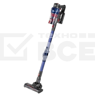 Пылесос вертикальный Zelmer STICK ZSVC925F KAR синий/серый, питание от аккумулятора, 380 Вт, уборка сухая, пылесборник 0.8 л, работа от АКБ max 35 мин.