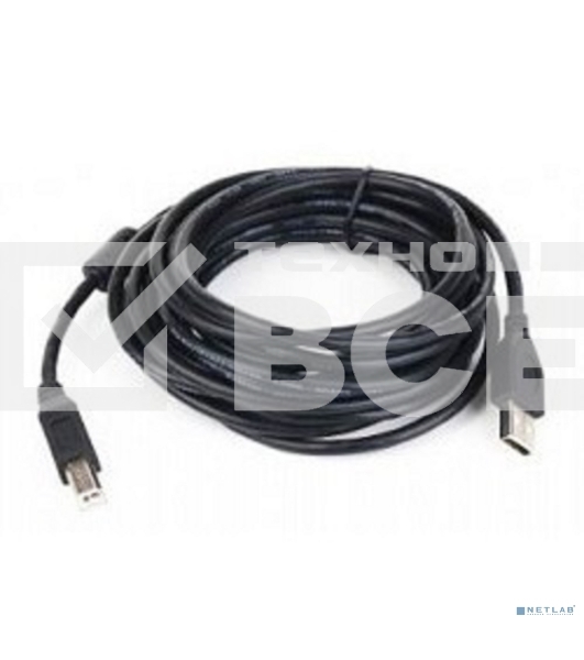 Кабель Gembird CCF-USB2-AMBM-15 USB 2.0 кабель PRO для соед. 4.5м AM/BM позол.конт., фер.кол., пакет