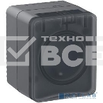 Розетка 1-м ОП AtlasDesign Profi54 16А IP54 250В с заземл. защ. шторки антрацит SchE ATN544045, фото6