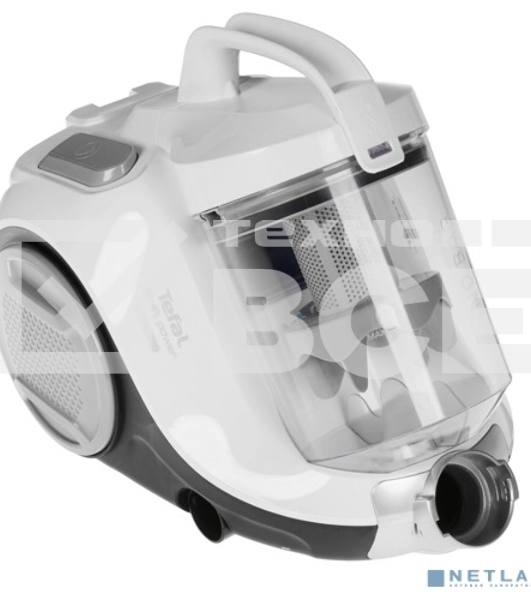 Пылесос Tefal TW2947EA белый, 295/750 Вт, уборка сухая, пылесборник контейнер 1.2 л