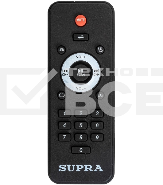 Минисистема Supra SMB-2050, 180Вт, FM USB BT SD, черный