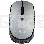 Мышь беспроводная HIPER HOMW-081 серый, 1600 dpi, радиоканал, USB, кнопки - 4, фото3