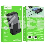 Портативный аккумулятор Hoco J136B, 30000мА·ч, QC/PD, 3A, с дисплеем, черный, фото4