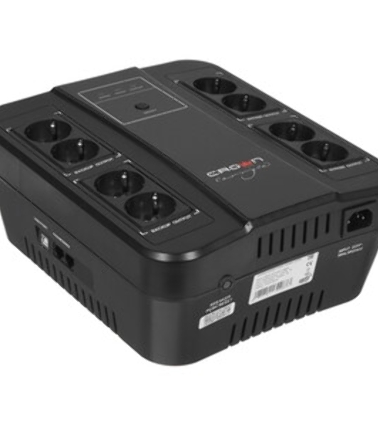 Источник бесперебойного питания Crown CMUS-295 EURO SMART/1000 ВА/600 Вт/8 х CEE 7 (евророзетка)