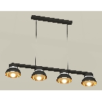 Светильник Ambrella light XB9152101/4 SBK/PYG/CL черный песок/золото желтое полированное/прозрачный GX53 (C9152, N8145), фото3