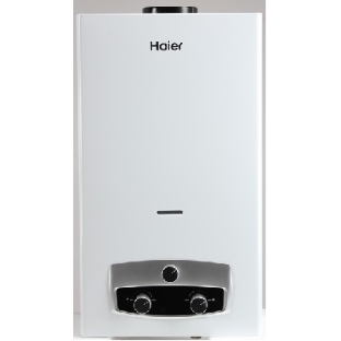 Водонагреватель Haier IGW 10 B Мощность 20кВт, Проток горячей воды при 10 л/мин, Открытая камера сгорания, Режиме зима/лето, Теплообменник из высококачественной меди, LED дисплей, Диаметр дымовой трубы 110 мм, Вес 7кг, Габариты (ВхШхГ) 550х328х204 мм.