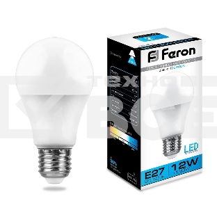 Лампа светодиодная FERON LB-93 (25490) 12W 230V E27 6400K A60