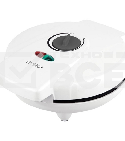 Вафельница Energy EN-224 белая, 1200 Вт, антиприг.покрытие (152310)