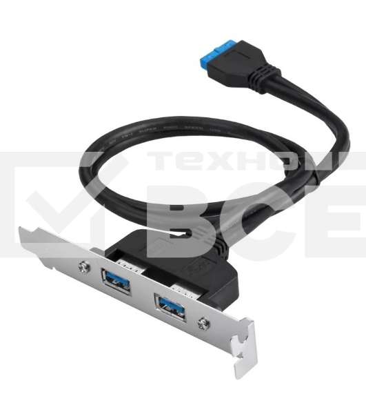 Адаптер USB Bracket Noname 2xUSB3.0 Bulk