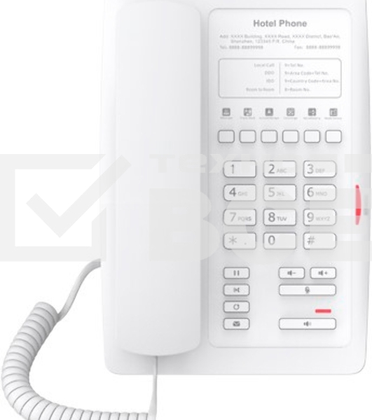 Телефон IP Fanvil H3W белый (H3W WH)