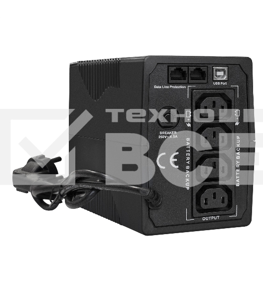 Источник бесперебойного питания ExeGate SpecialPro Smart LLB-650.LCD.AVR.4C13.RJ.USB <650VA/360W, LCD, AVR, 4*C13, RJ45/11, USB, Black>