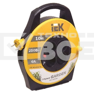 Катушка Iek WKP23-06-04-10 УК10 с т/з 4 места 2Р/10м 2х0,75 мм2 